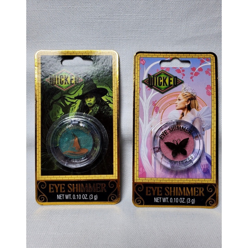 Wicked Glinda/Elphaba Eye Shimmer Duo Pink Green Eyeshadow NEW‎ Collectible